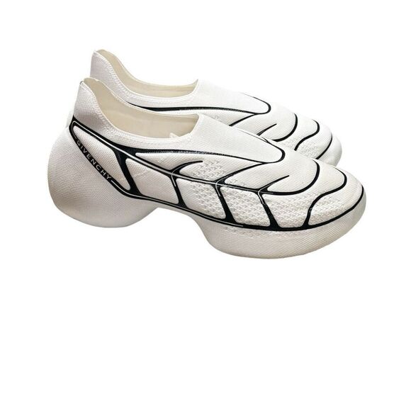 Givenchy TK 360 Plus Low Top Mesh Sneakers in White/Black NWB Size 45 main image 8